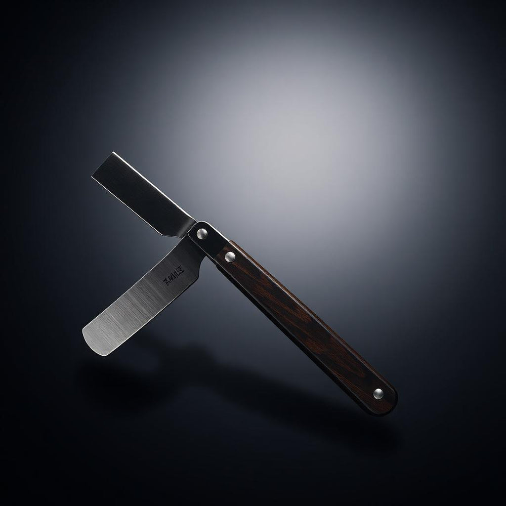 Kamisori Folding Razor — Wenge Handle